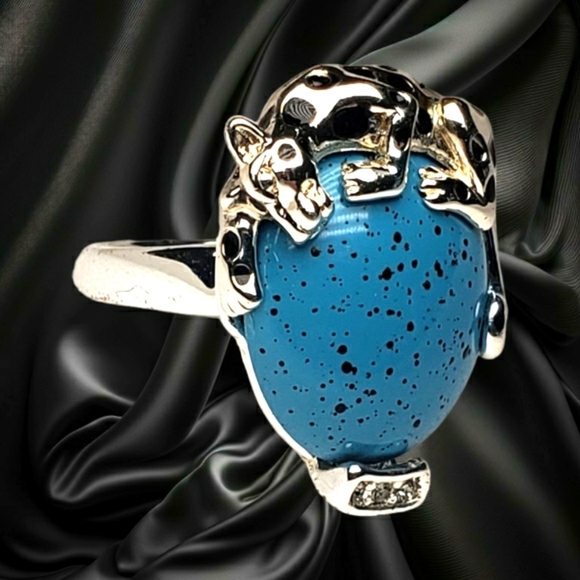 Panther Ring in size 9 by French Designer Camille Lucie - Picture 4 of 7